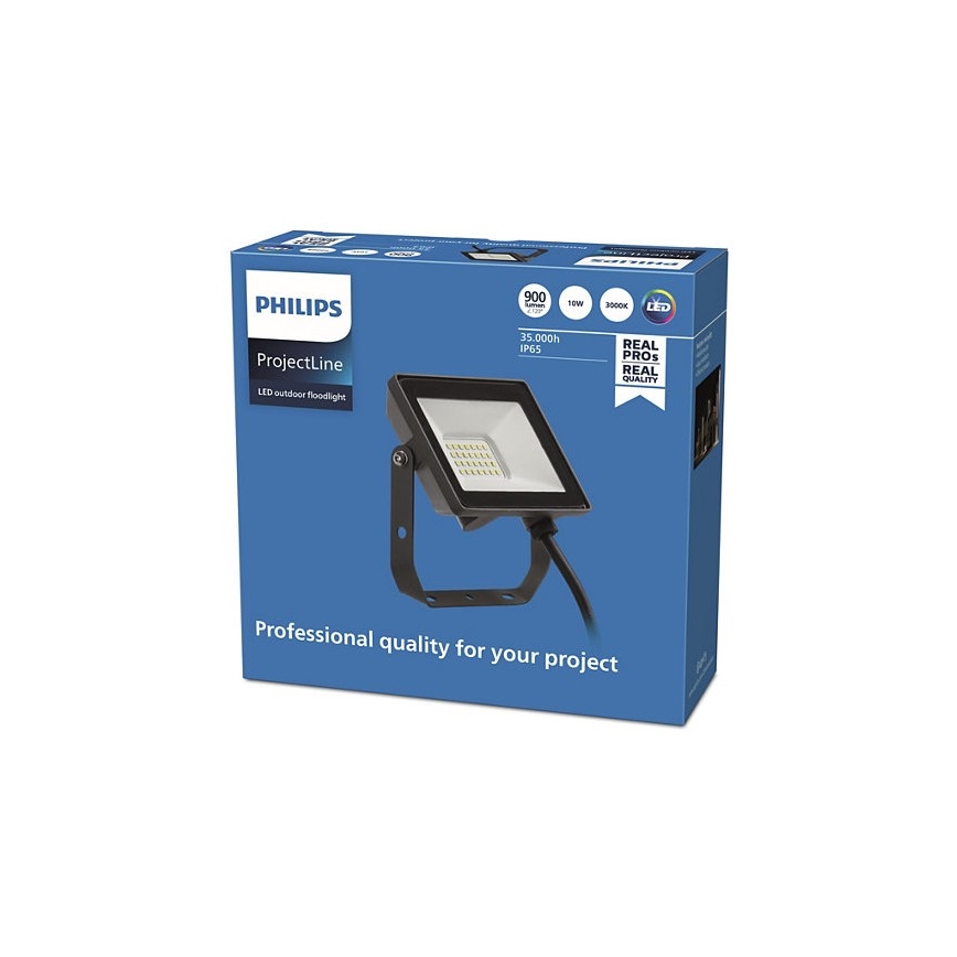 Philips - LED Vonkajší reflektor PROJECTLINE LED/10W/230V IP65 3000K
