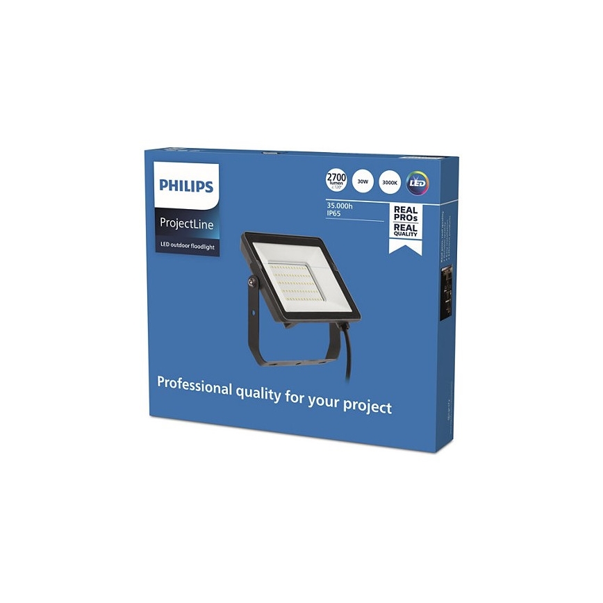 Philips - LED Vonkajší reflektor PROJECTLINE LED/30W/230V IP65 3000K
