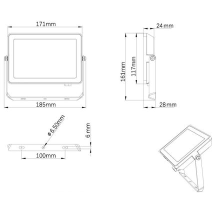 Philips - LED Vonkajší reflektor PROJECTLINE LED/30W/230V IP65 3000K