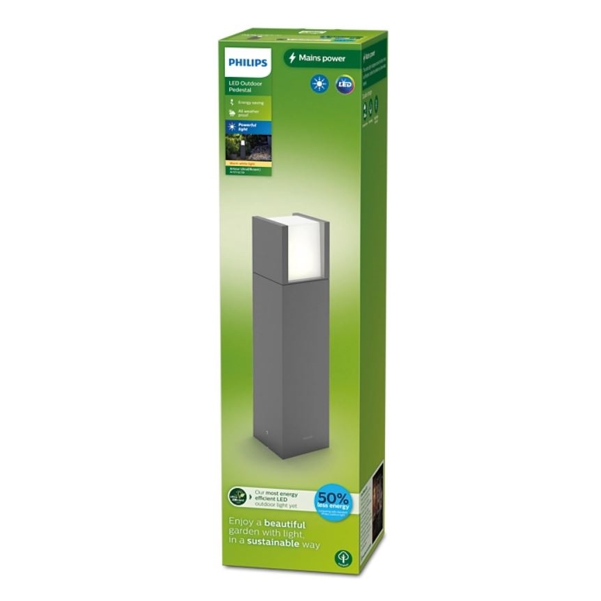 Philips - LED Vonkajšia lampa ARBOUR LED/3,8W/230V 40 cm 2700K IP44