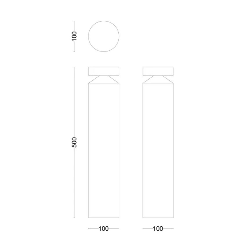 Philips - LED Vonkajšia lampa LAVEN LED/6W/230V 4000K IP44