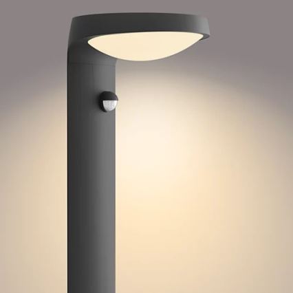 Philips - LED Vonkajšia lampa so senzorom LED/9W/230V 2700K IP44