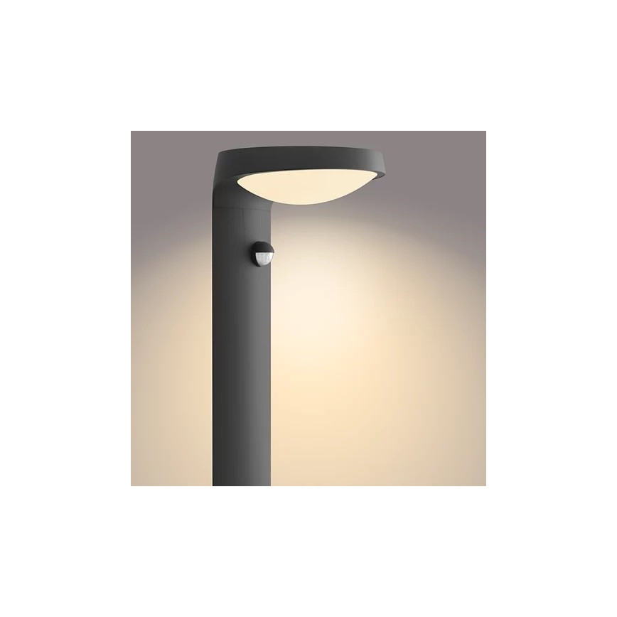 Philips - LED Vonkajšia lampa so senzorom LED/9W/230V 2700K IP44