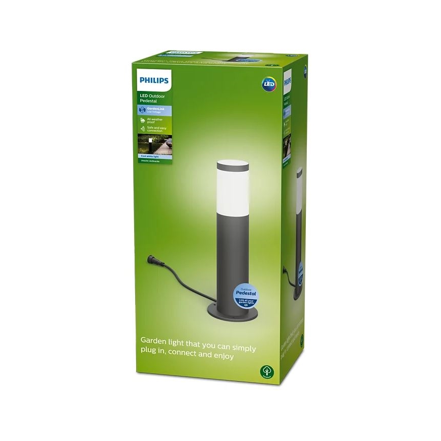 Philips - LED Vonkajšia lampa GARDENLINK LED/6W/12V 4000K IP44