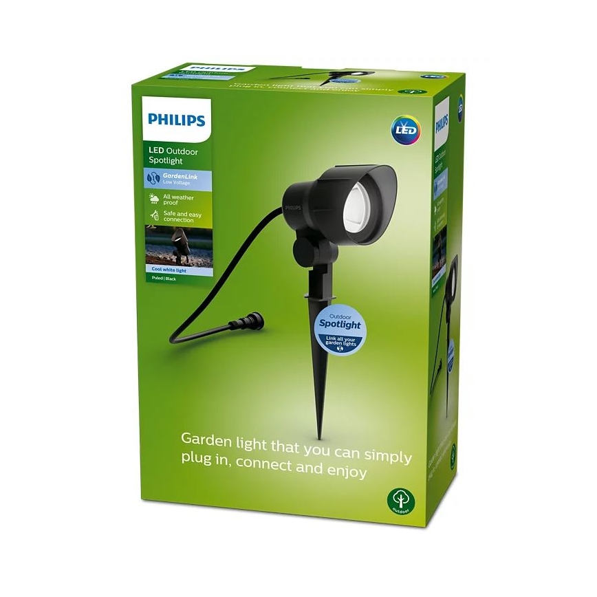 Philips - LED Vonkajšie bodové svietidlo LED/6W/12V 4000K IP44