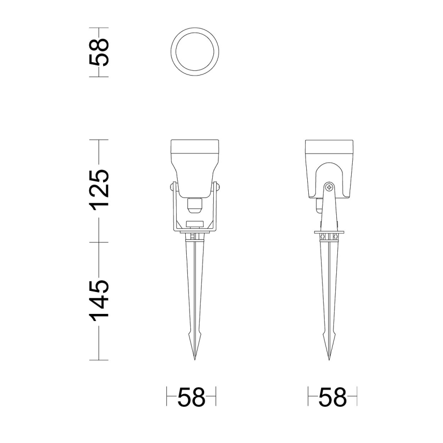 Philips - LED Vonkajšie bodové svietidlo GARDENLINK REUEL LED/1,5W/24V 2700K IP44