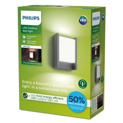 Philips - LED Vonkajšie nástenné svietidlo LED/3,8W/230V 3000K IP44