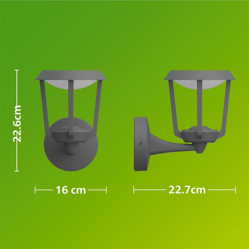 Philips - LED vonkajšie nástenné svietidlo NUVY LED/4,3W/230V 2700K IP44