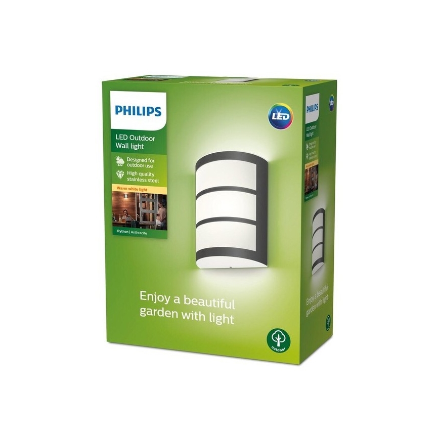 Philips - LED Vonkajšie nástenné svietidlo LED/6W/230V 2700K IP44