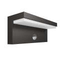 Philips - LED Vonkajšie nástenné svietidlo so senzorom 2xLED/4,5W/230V 4000K IP44