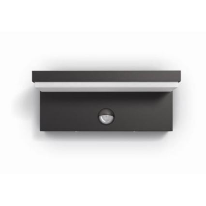 Philips - LED Vonkajšie nástenné svietidlo so senzorom BUSTAN LED/3,8W/230V 2700K IP44