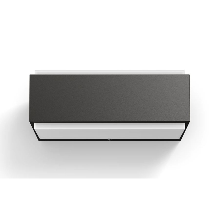 Svietidlo je pripevnené na stene. Svietidlo je tmavosivé s bielym difúzorom. Svietidlo má obdĺžnikový tvar.