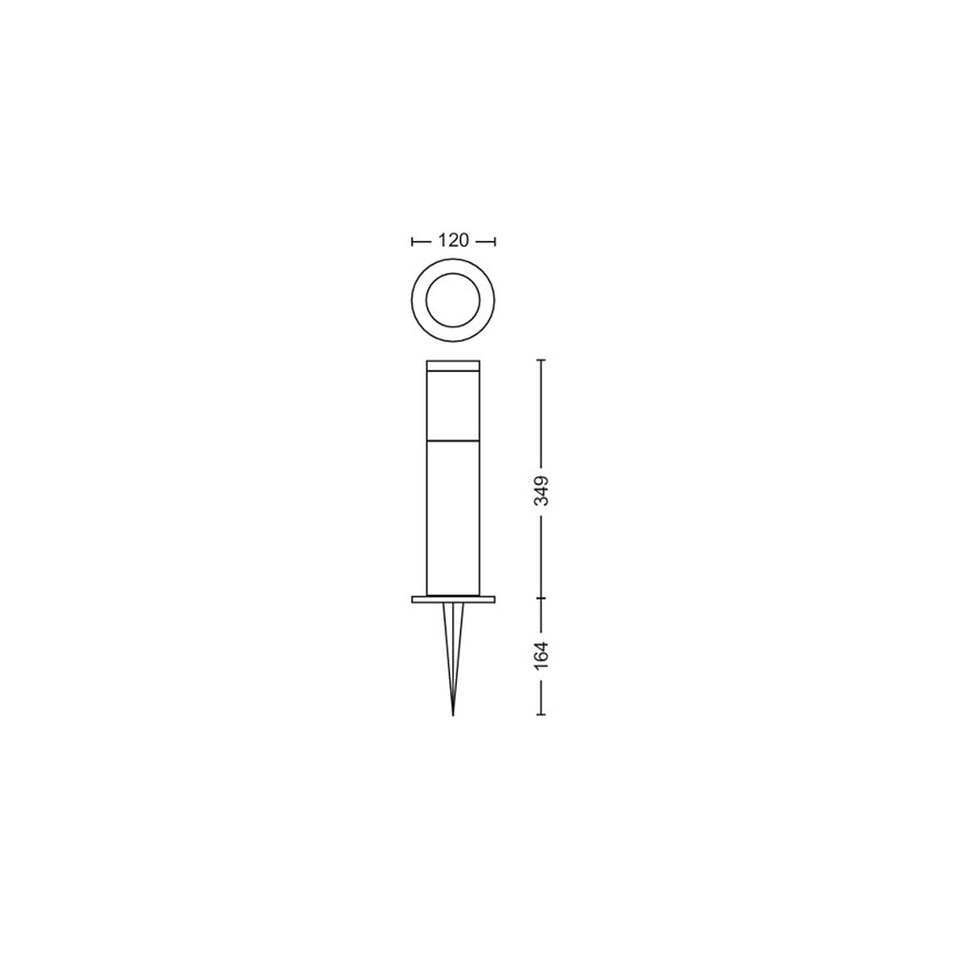 Philips - LED vonkajšie svietidlo GARDENLINK LED/6W/230V 2700K IP44