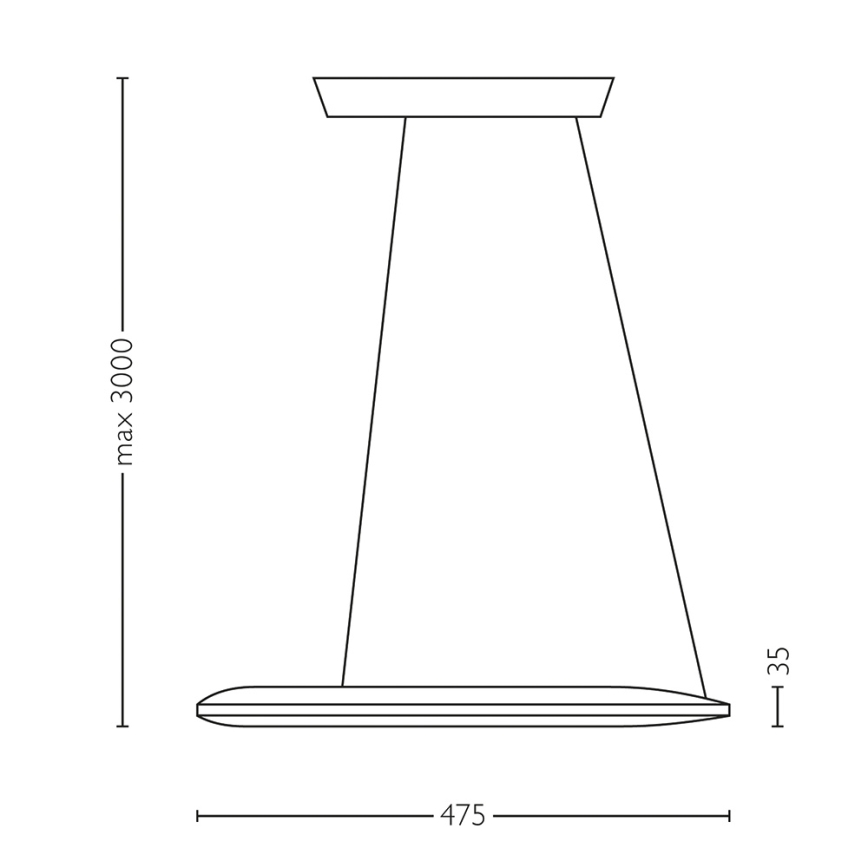 Philips Lirio 40756/93/LI - LED Závesné svietidlo ECLIPTIC 12xLED/2,5W/230V