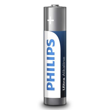 Philips LR03E4B/10 - 4 ks Alkalická batéria AAA ULTRA ALKALINE 1,5V