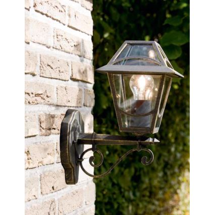 Philips Massive 15420/42/10 - Nástenné svietidlo BABYLON 1xE27/60W zlatá platina