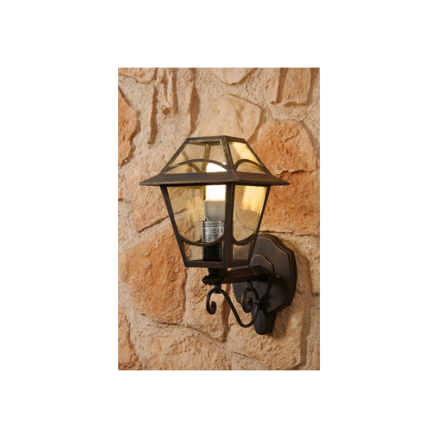 Philips Massive 15420/42/10 - Nástenné svietidlo BABYLON 1xE27/60W zlatá platina