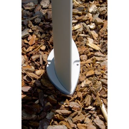 Philips Massive 16248/87/10 - Vonkajšie lampa RENO 1xE27/12W/230V metalicky šedá