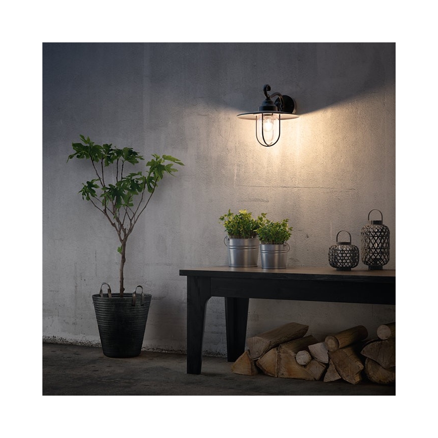 Philips Massive - Vonkajšie nástenné svietidlo 1xE27/60W/230V IP44
