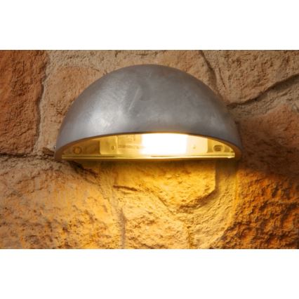 Philips Massive 17224/18/10 - vonkajšie nástenné svietidlo TAMPERE 1xE27/23W zinková