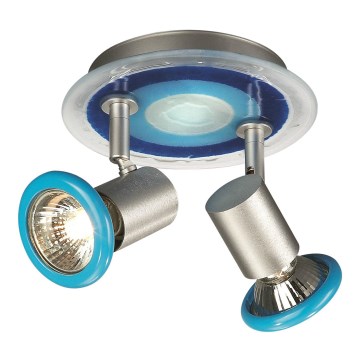 Philips Massive 54432/35/10 - Bodové svietidlo FOXY 2xGU10/50W modrá Philips Massive 54432/35/10 - Bodové svietidlo FOXY 2xGU10/50W modrá