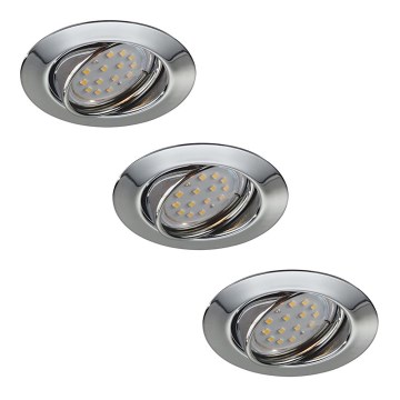 Philips Massive 59333/11/10 - SADA 3x LED kúpeľňové podhľadové svietidlo OPAL 3xGU10/3W/230V + žárovky 3xGU10/50W ZDARMA Philips Massive 59333/11/10 - SADA 3x LED kúpeľňové podhľadové svietidlo OPAL 3xGU10/3W/230V + žárovky 3xGU10/50W ZDARMA