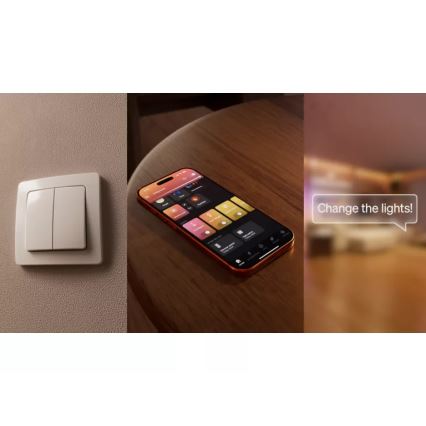 Philips - Modul nástenného 2-tlačidlového vypínača Hue