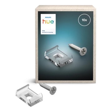 Philips - Montážný držiak pre LED pás FLUX 10 ks