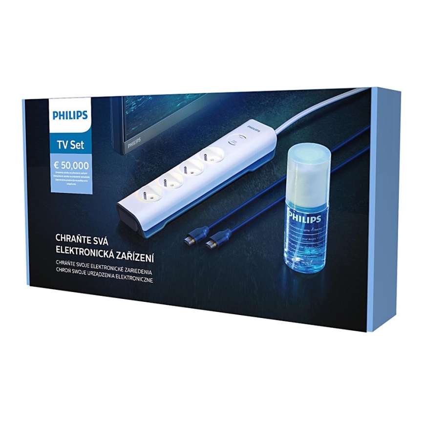 Philips Phil-TVSET01/60 - TV set - prepäťová ochrana, HDMI kábel a sada na čistenie