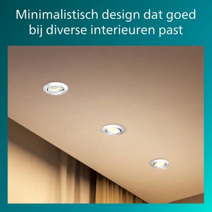 Philips - Podhľadové svietidlo PERIDOT 1xGU10/7W/230V biele