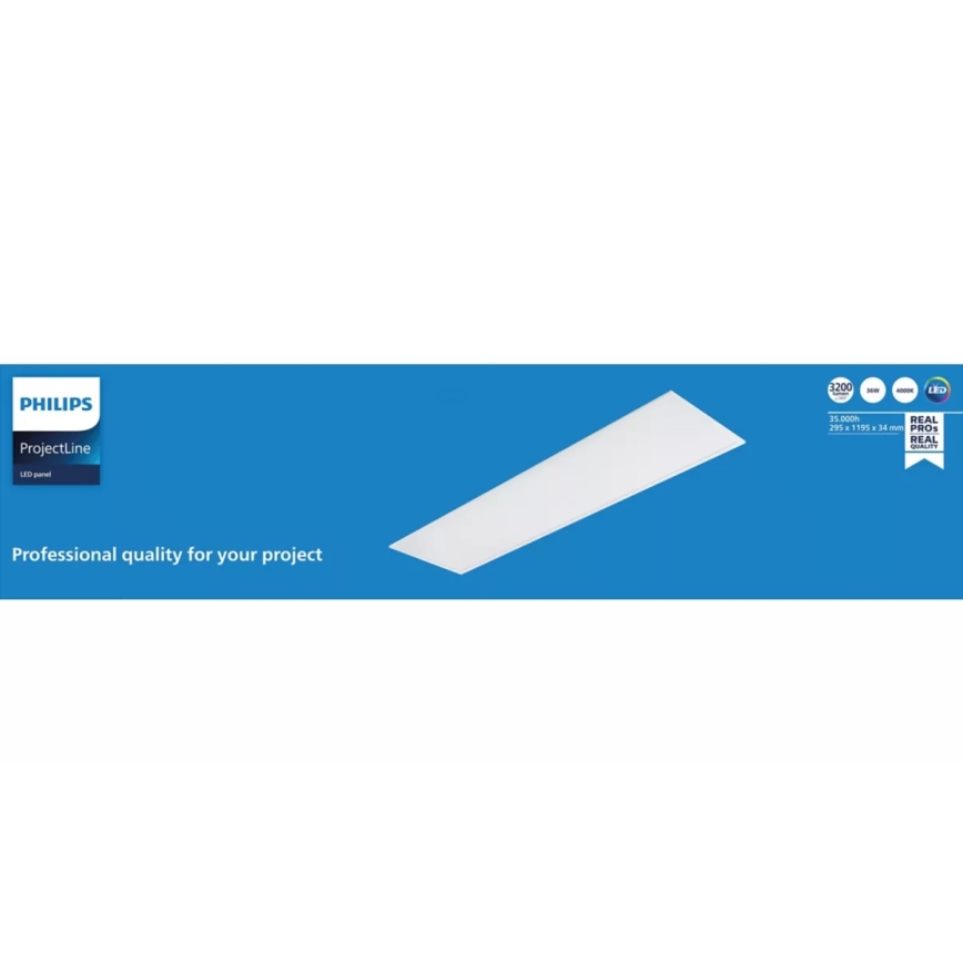Philips - LED panel do podhľadu PROJECTLINE LED/36W/230V UGR19 4000K 119x29,5 cm