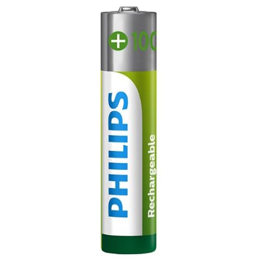Philips R03B4RTU10/10 - 4 ks Nabíjacie batérie AAA MULTILIFE NiMH/1,2V/1000 mAh