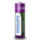 Philips R6B4B260/10 - 4 ks Nabíjacie batérie AA MULTILIFE NiMH/1,2V/2600 mAh