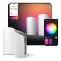 Philips - SADA 2x LED RGBW stmievateľné projekčné svietidlo Hue PLAY LED/20W/230V 2000–6500K biela