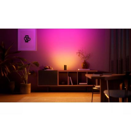 Philips - sada 2x LED RGBW stmievateľných projekčných svietidiel Hue PLAY LED/20W/230V 2000–6500K čierne