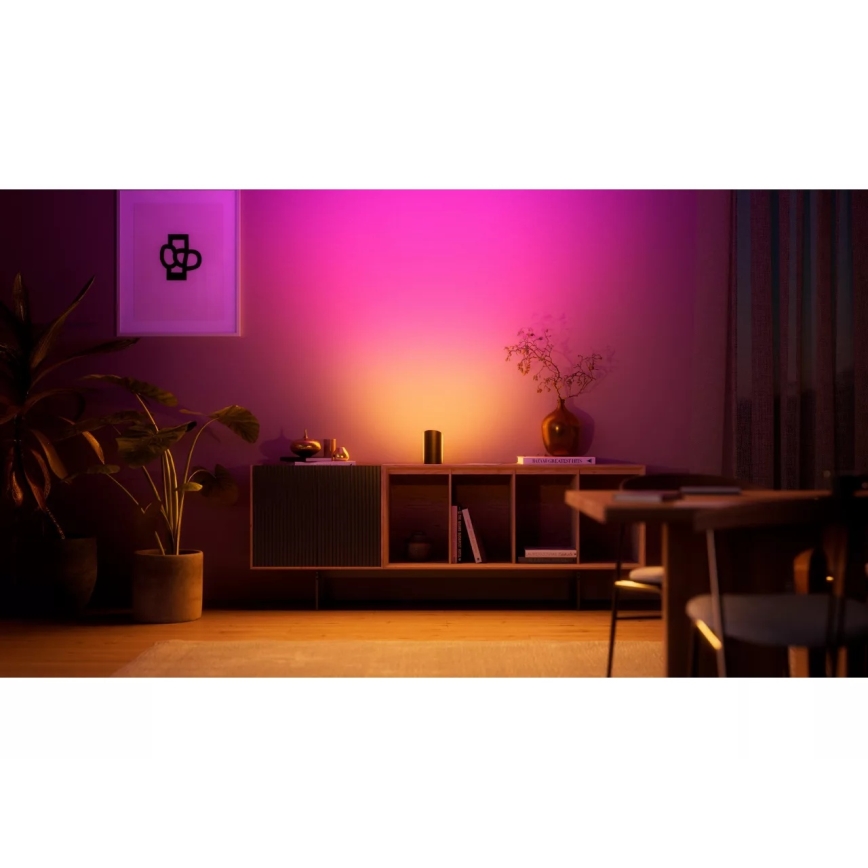 Philips - sada 2x LED RGBW stmievateľných projekčných svietidiel Hue PLAY LED/20W/230V 2000–6500K čierne