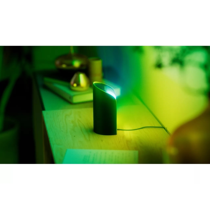 Philips - sada 2x LED RGBW stmievateľných projekčných svietidiel Hue PLAY LED/20W/230V 2000–6500K čierne