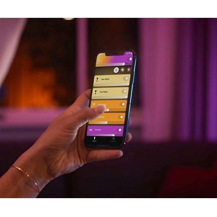 Philips - sada 2x LED RGBW stmievateľných projekčných svietidiel Hue PLAY LED/20W/230V 2000–6500K čierne