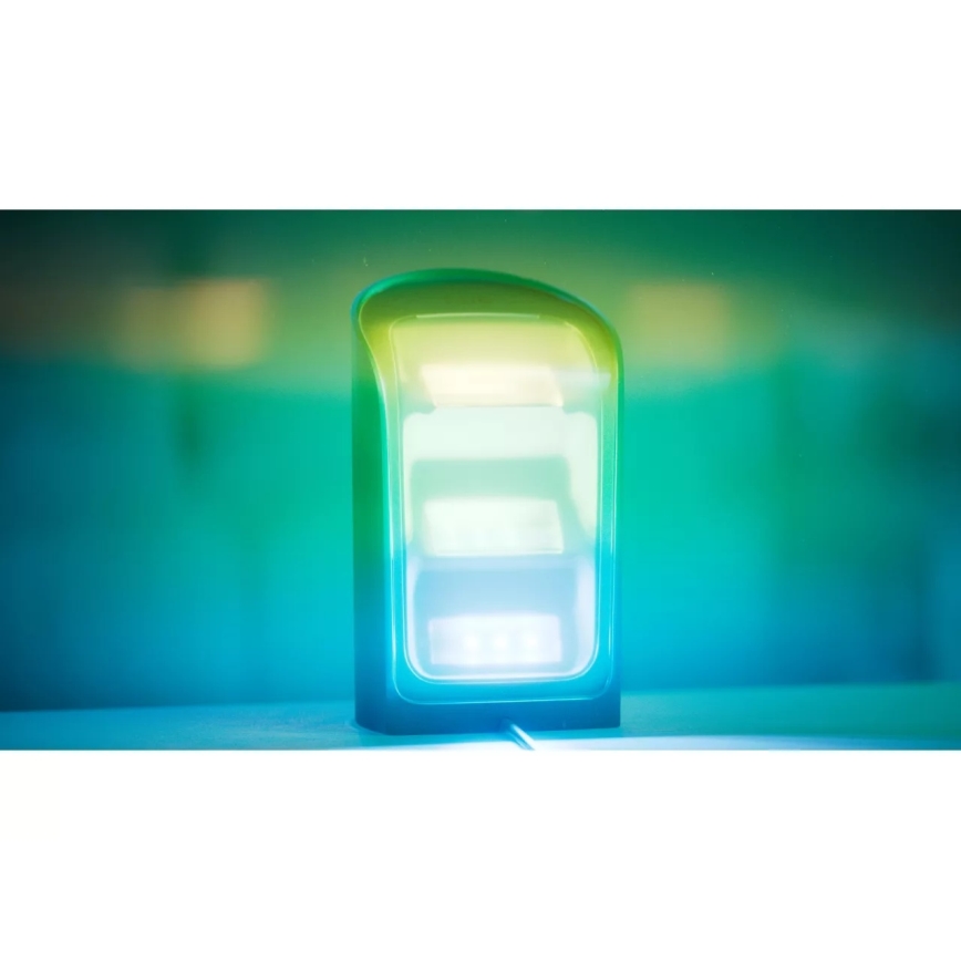 Philips - sada 2x LED RGBW stmievateľných projekčných svietidiel Hue PLAY Wall Washer LED/20W/230V 2000–6500K čierne