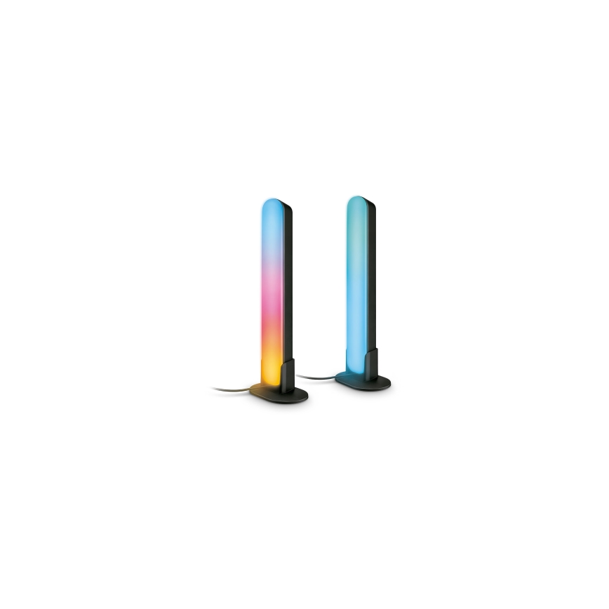 Philips - SÚPRAVA 2x LED RGBIC stmievateľné svietidlo SMART GRADIENT LED/8W/230V 2700-6500K Wi-Fi