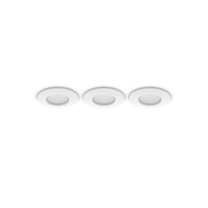 Philips - SADA 3x LED RGBW Stmievateľné kúpeľňové podhľadové svietidlo Hue SLIM LED/8,3W/230V IP44 2000-6500K