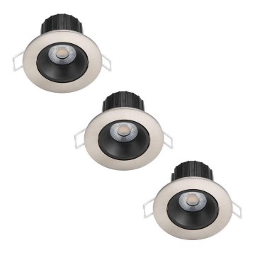 Philips - SADA 3x LED Stmievateľné kúpeľňové podhľadové svietidlo ABROSA LED/9W/230V IP44