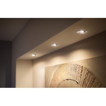 Philips - SADA 3x LED  Stmievateľné podhľadové svietidlo Hue MILLISKIN 1xGU10/5,7W/230V