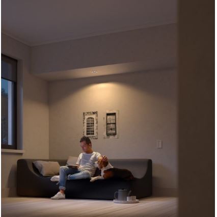 Philips - SADA 3x LED  Stmievateľné podhľadové svietidlo Hue MILLISKIN 1xGU10/5,7W/230V