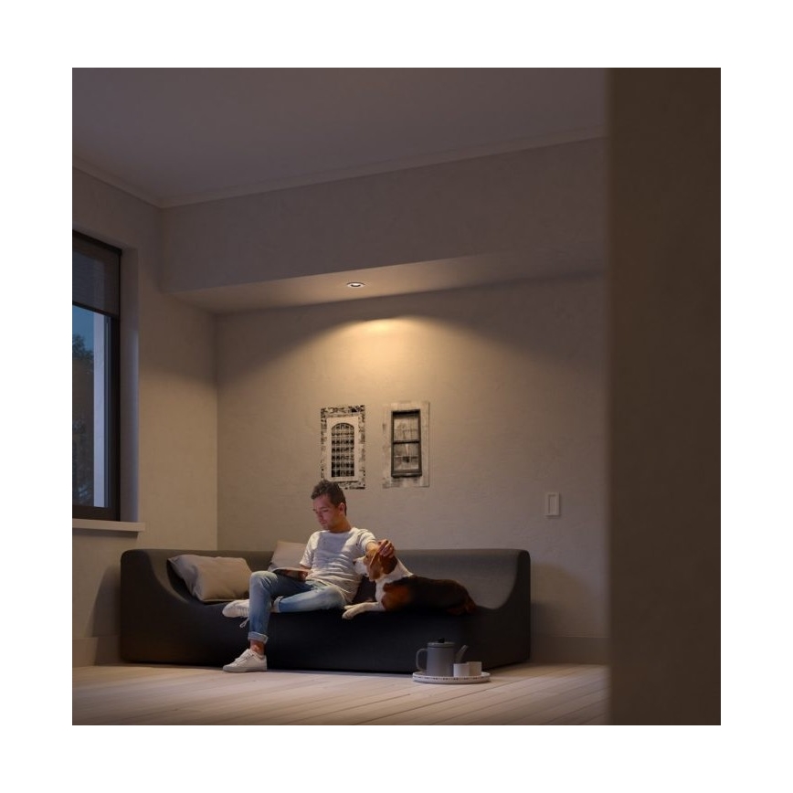 Philips - SADA 3x LED  Stmievateľné podhľadové svietidlo Hue MILLISKIN 1xGU10/5,7W/230V