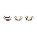 Philips - SADA 3x LED Stmievateľné podhľadové svietidlo Hue MILLISKIN 1xGU10/4,2W/230 2200-6500K