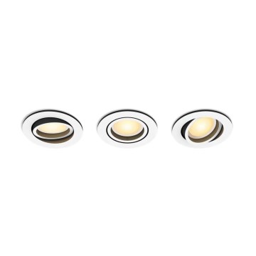 Philips - SADA 3x LED Stmievateľné podhľadové svietidlo Hue MILLISKIN 1xGU10/4,2W/230 2200-6500K