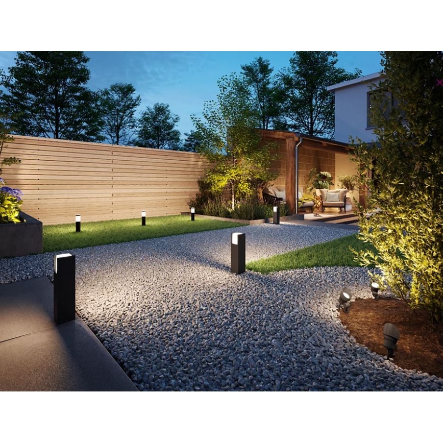 Philips - SADA 3x LED Vonkajšia lampa GARDENLINK LED/24W/230V 2700K IP44