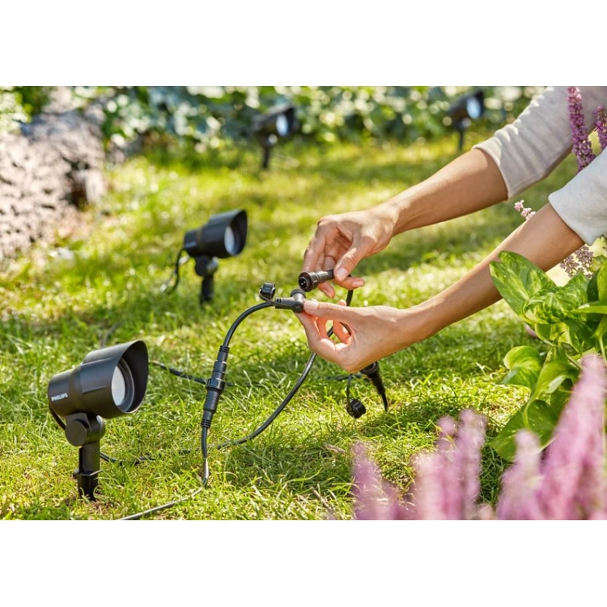 Philips -SADA 3x LED Vonkajšie bodové svietidlo LED/6W/230V 2700K IP44