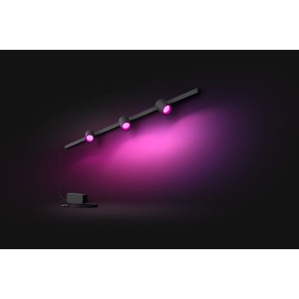 Philips - SADA 3x LED RGB Stmievateľné svietidlo do lištového systému Hue PERIFO LED RGB/15,6W/230V 2000-6500K